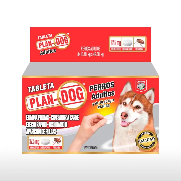 tableta antipulgas plan dog perros adultos