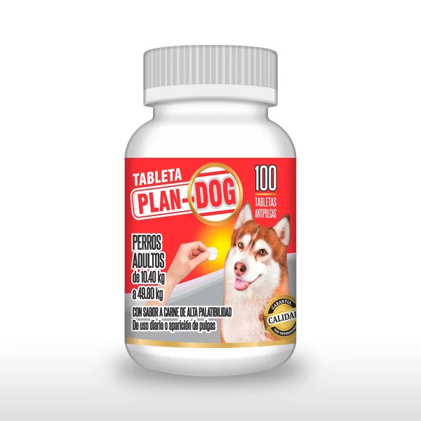 tableta antipulgas plan dog perros adultos frasco