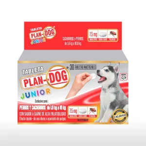 tableta antipulgas plan dog junior