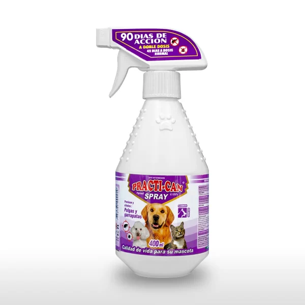 practican insecticida spray antipulgas 400 ml