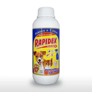 rapidex forte insecticida spray antipulgas 1 litro