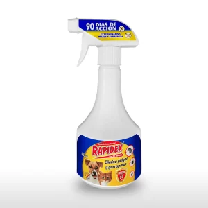 rapidex forte insecticida spray antipulgas 500 ml