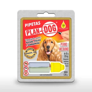 pipeta plan dog raza mediana 10 a 20 kg