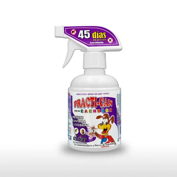 practican insecticida spray antipulgas 275 ml para cachorro